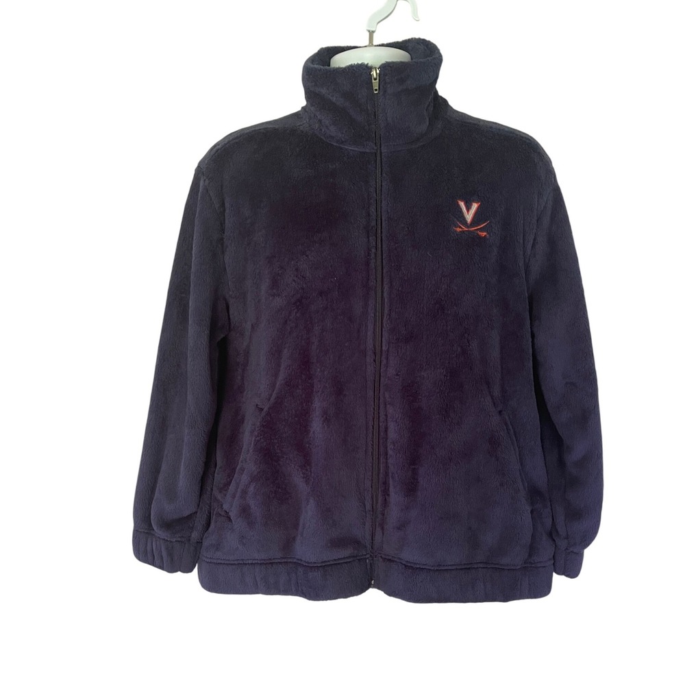 Champion Virginia Cavaliers NCAA Mens Fleece Jacket Full Zip Pullover‎ Small